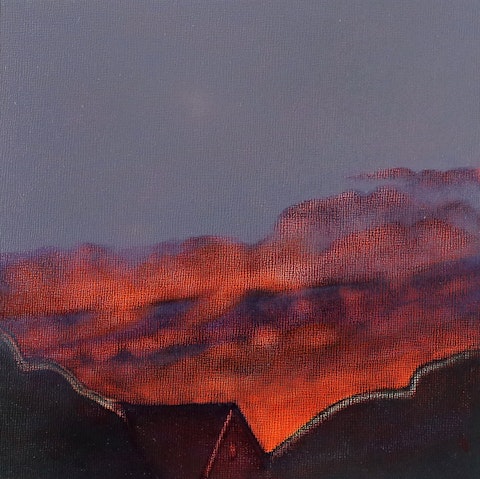 Backyard Sky at Sundown Study No. 1