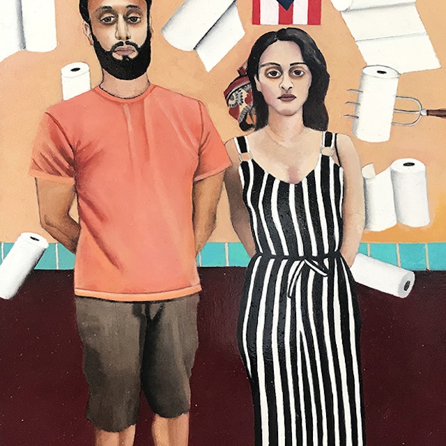 Puerto Rican American Gothic