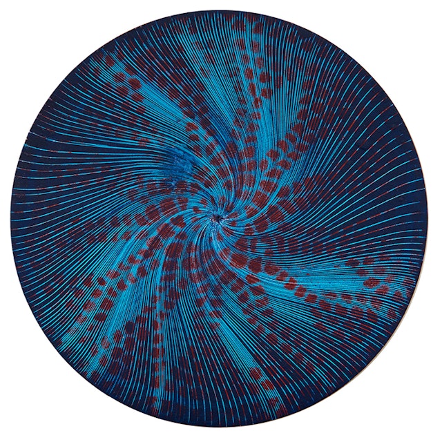 Pinwheel Blue and Red