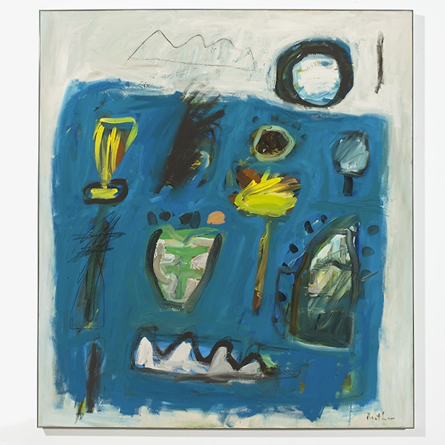 Landscape in Blue and Black