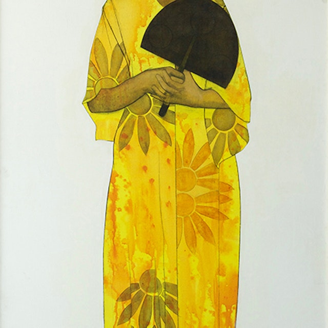 Lady With Fan
